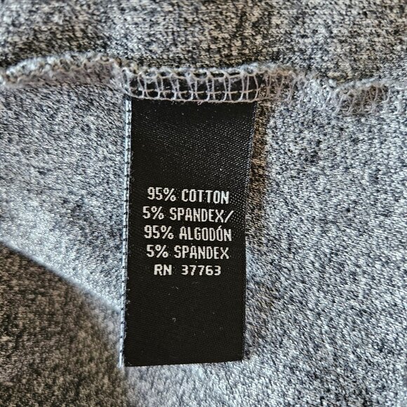 Rafaella Woman Size M Gray Cardigan Sweater With Ruffled Collar & Front Cottage - Picture 5 of 6